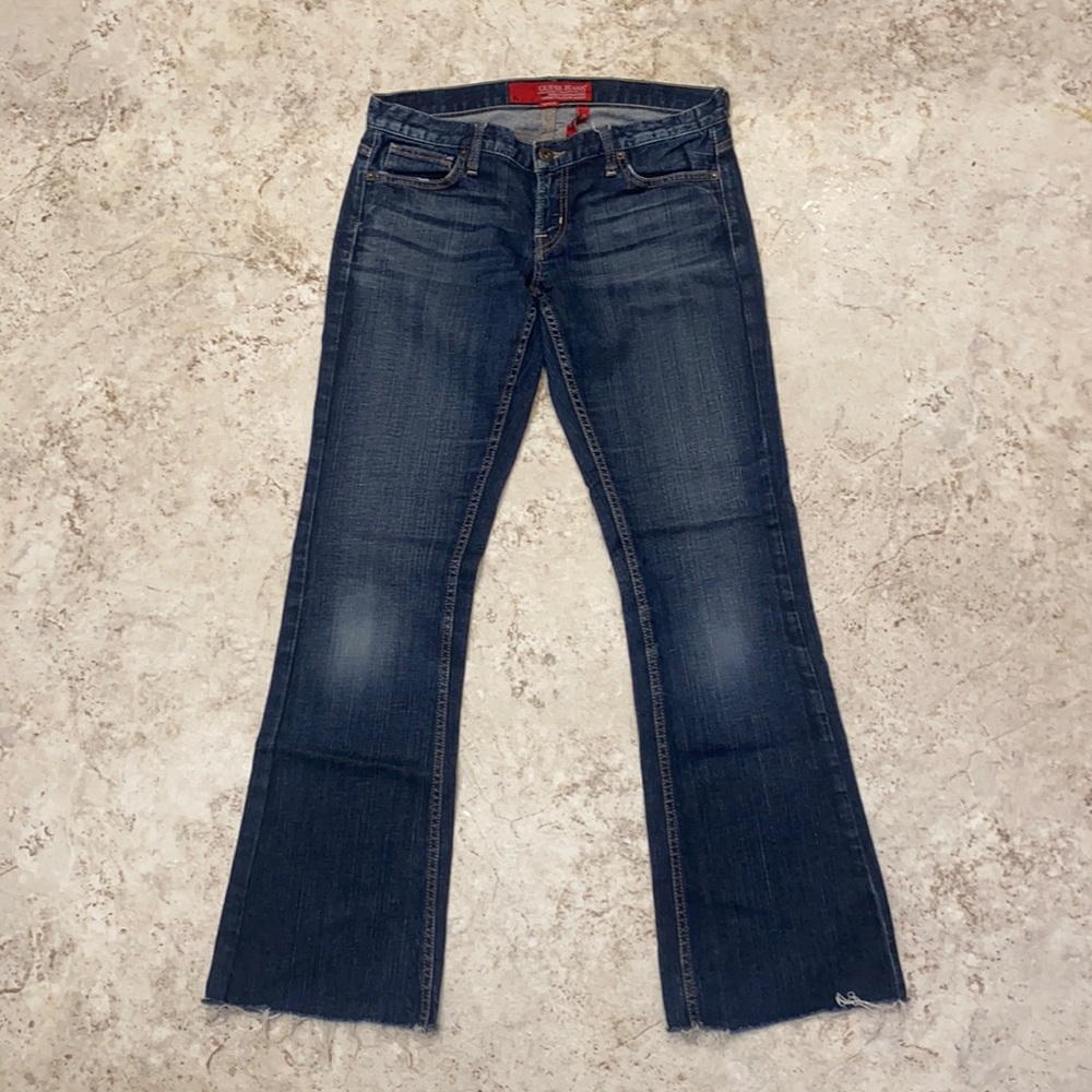 Guess Foxy Flare Jeans with Raw Hem